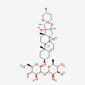 Ophiogenin3-O-α-L-rhamnopyranosyl-(1→2)-β-D-glucopyranoside |Mtengo wa 128502-94-3