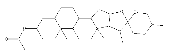 smilagenino acetatas