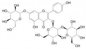 Kaempferol 3-soforósido-7-glucósido|Caso 55136-76-0